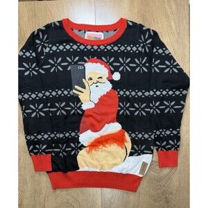 Tipsy Elves Women’s Santa Ugly Christmas Sweater Size Medium